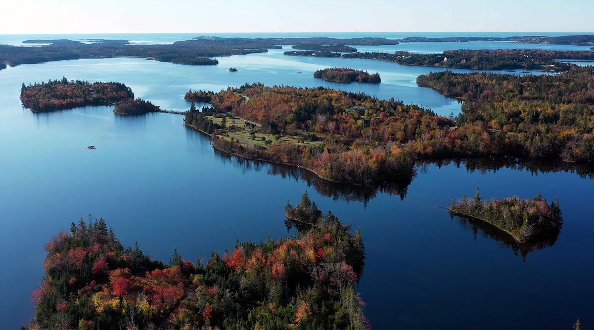 Aerial view Porters Lake